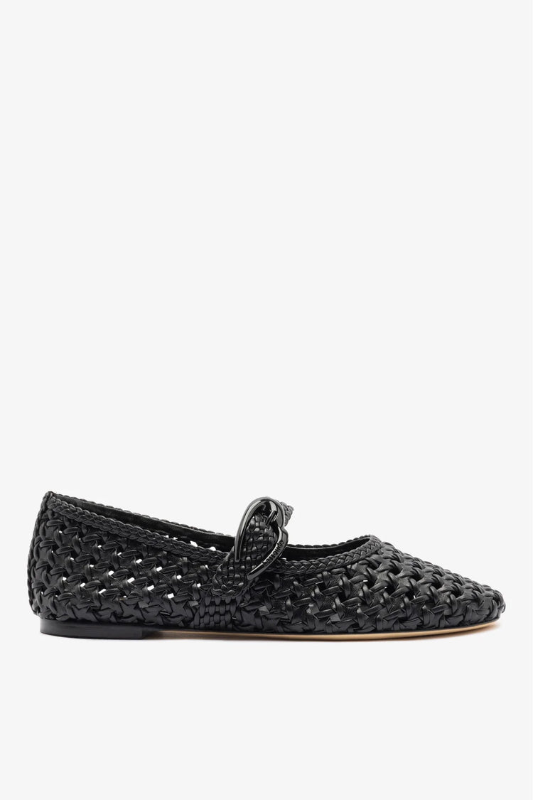 Verona New Macrame In Black Leather