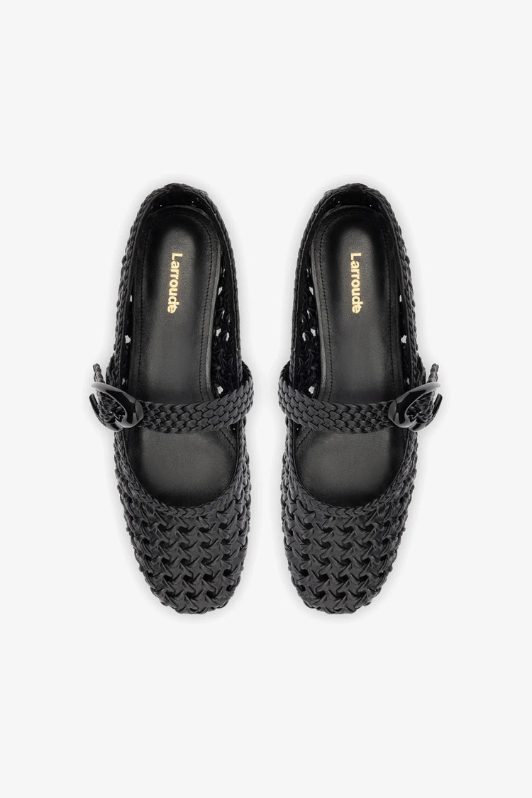 Verona New Macrame In Black Leather