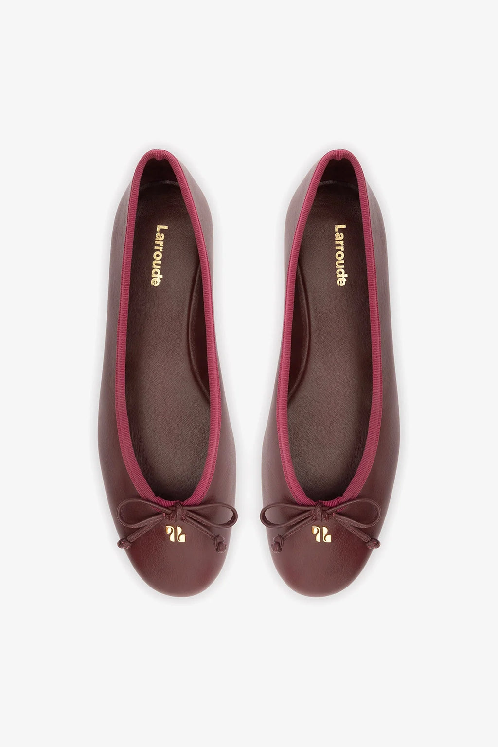 Pavlova Ballet Flat In Burgundy Leather