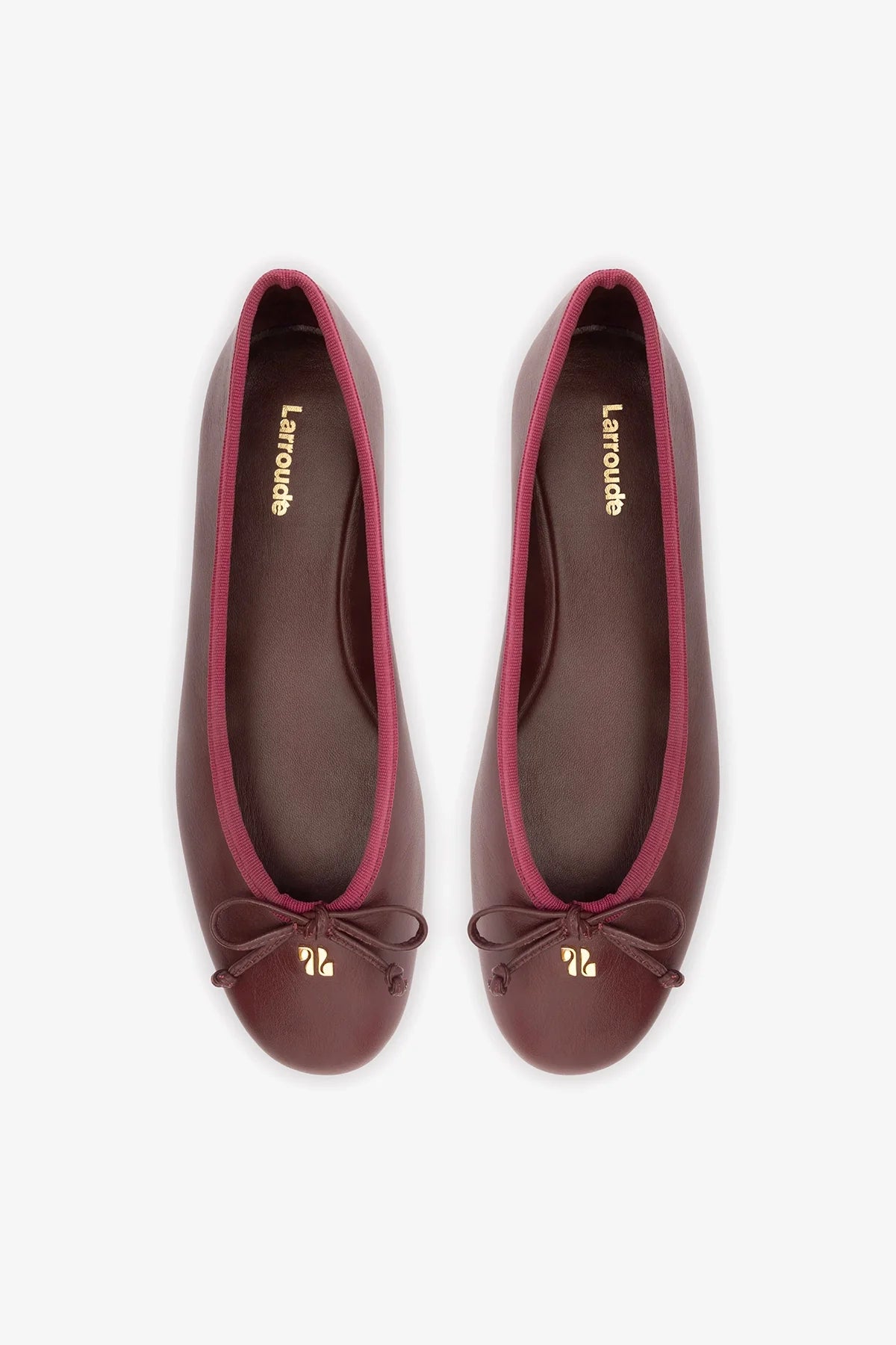 Pavlova Ballet Flat In Burgundy Leather